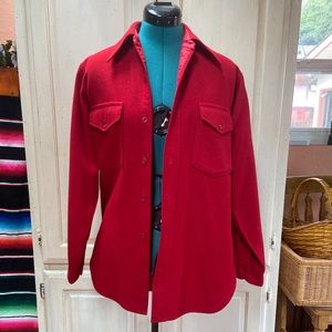 Pendelton shirt coat